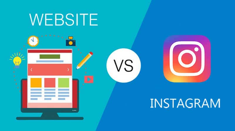 سایت یا اینستاگرام؟ کدام یک برای کسب و کار بهتر است؟ | گرافتو