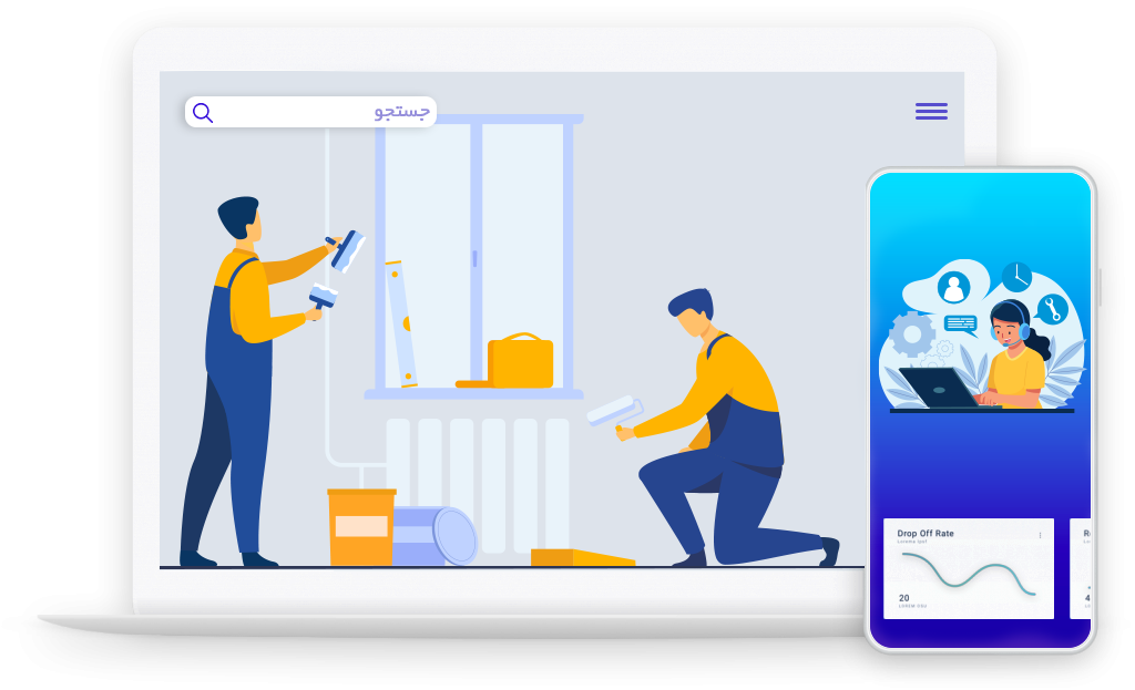 ارائه خدمات طراحی سایت در گرافتو